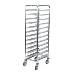 Matfer Bourgeat 12 Tray Cafeteria Trolley Grey -Kitchenware and Knives Sales cx726 new22 02