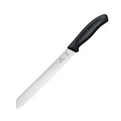 Victorinox Bread Knife, Serrated Edge (Blister Pack) 21cm Black