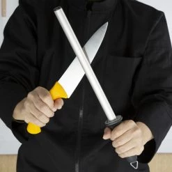 Vogue Diamond Knife Sharpening Steel 30.5cm 14 Vogue Diamond Knife Sharpening Steel 30.5cm -Kitchenware and Knives Sales d161 knifesharpening5 22