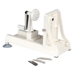 Vogue Japanese Vegetable Spiralizer And Slicer -Kitchenware and Knives Sales d446 turning veg slicer left