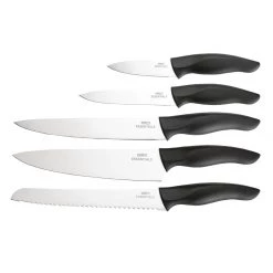 Nisbets Essentials Knife Block And Knives Set -Kitchenware and Knives Sales da083 knifeblockandknivesset2