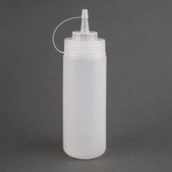 Nisbets Essentials Squeeze Sauce Bottles 12oz (Pack Of 6) -Kitchenware and Knives Sales da113 bottle01