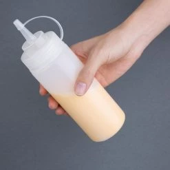 Nisbets Essentials Squeeze Sauce Bottles 12oz (Pack Of 6) -Kitchenware and Knives Sales da113 bottle04