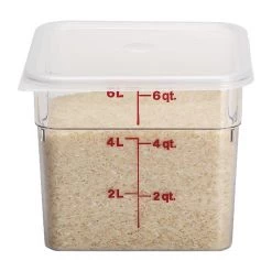 Cambro Square Polycarbonate Food Storage Container 5.7 Ltr -Kitchenware and Knives Sales db010 secondary2