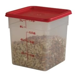 Cambro Camsquare Food Storage Container Lid Red -Kitchenware and Knives Sales db015 secondary1
