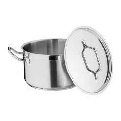 Nisbets Essentials Stainless Steel Stew Pot 5.6Ltr -Kitchenware and Knives Sales db254 lidoff2