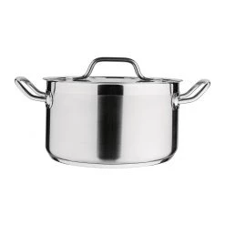 Nisbets Essentials Stainless Steel Stew Pot 5.6Ltr -Kitchenware and Knives Sales db254 side2