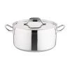 Nisbets Essentials Stainless Steel Stew Pot 12Ltr -Kitchenware and Knives Sales db255 front2