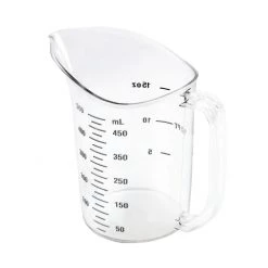 Vogue Polycarbonate Measuring Jug 500ml 8 Vogue Polycarbonate Measuring Jug 500ml -Kitchenware and Knives Sales db450 measuringjug03