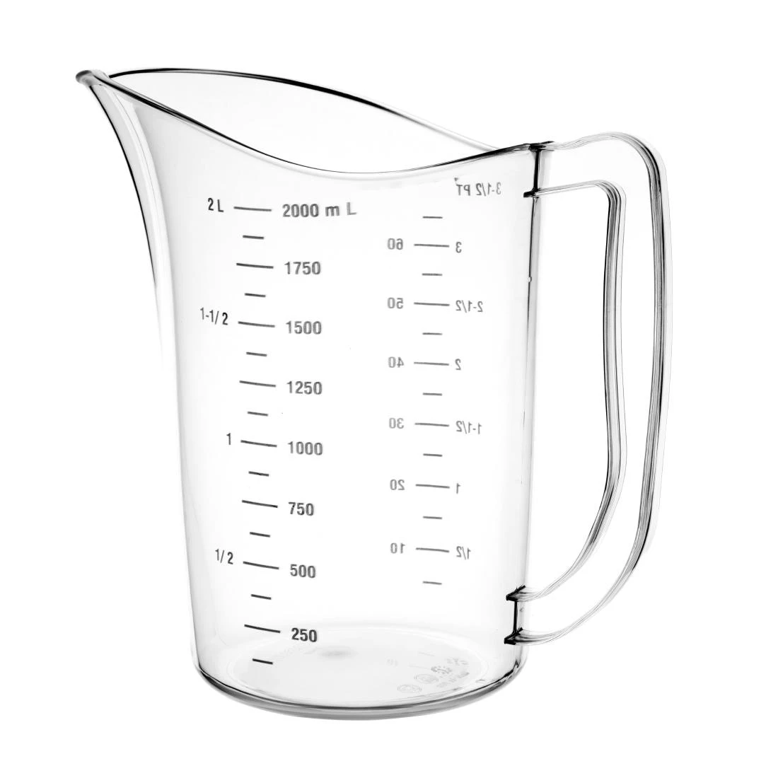 Vogue Polycarbonate Measuring Jug 2Ltr 3 Vogue Polycarbonate Measuring Jug 2Ltr