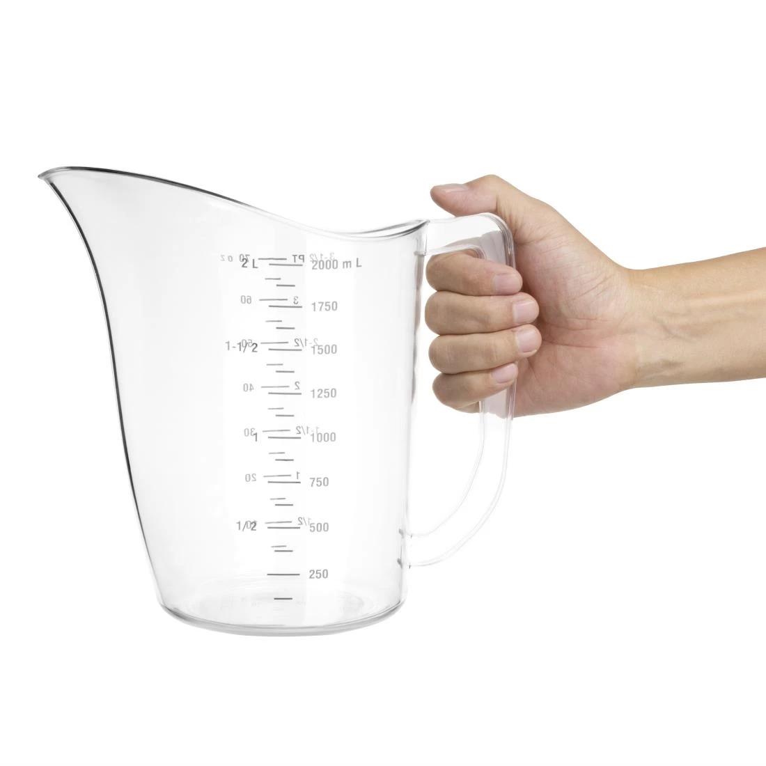 Vogue Polycarbonate Measuring Jug 2Ltr 4 Vogue Polycarbonate Measuring Jug 2Ltr - Image 2