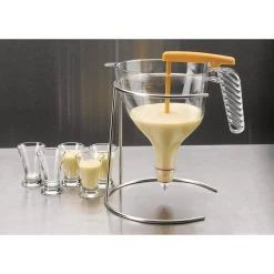 Matfer Bourgeat Piston Funnel With Stand 1.5Ltr -Kitchenware and Knives Sales db550 matferpistonfunnel 0008