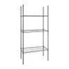 Nisbets Essentials 3 Tier Coated Shelving Unit 1820 X 915 X 457mm -Kitchenware and Knives Sales dc819 flatpack1