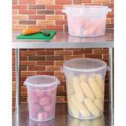 Vogue Polypropylene Round Food Storage Container 20Ltr -Kitchenware and Knives Sales dj960 dj961 dj962container
