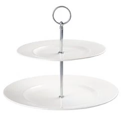 Churchill Alchemy 2 Tier Plate Tower (Pack Of 2)