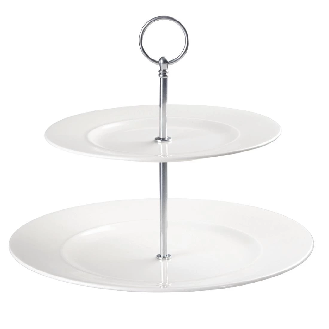 Churchill Alchemy 2 Tier Plate Tower (Pack Of 2) 3 Churchill Alchemy 2 Tier Plate Tower (Pack Of 2)