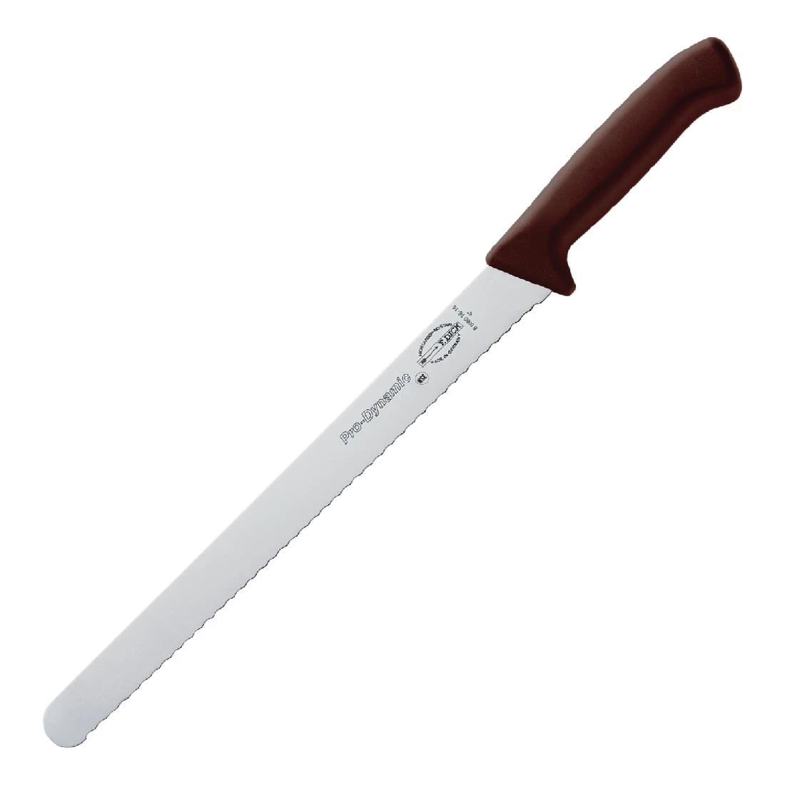 Dick Pro Dynamic HACCP Serrated Slicer Brown 30.5cm 3 Dick Pro Dynamic HACCP Serrated Slicer Brown 30.5cm