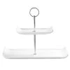 Churchill 2 Tier Rectangular Plate Tower 300mm (Pack Of 2) -Kitchenware and Knives Sales dl496