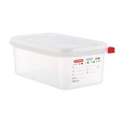 Araven Polypropylene 1/4 Gastronorm Food Containers 2.8Ltr (Pack Of 4)