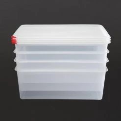 Araven Polypropylene 1/1 Gastronorm Food Storage Box 28Ltr (Pack Of 4) 21 Araven Polypropylene 1/1 Gastronorm Food Storage Box 28Ltr (Pack Of 4) -Kitchenware and Knives Sales dl984 container2k780
