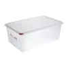 Araven Polypropylene 1/1 Gastronorm Food Storage Box 28Ltr (Pack Of 4) -Kitchenware and Knives Sales dl984 container2k783