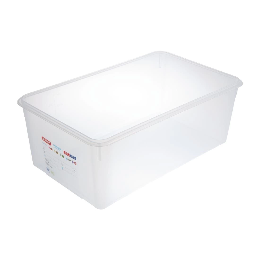 Araven Polypropylene 1/1 Gastronorm Food Storage Box 28Ltr (Pack Of 4) 4 Araven Polypropylene 1/1 Gastronorm Food Storage Box 28Ltr (Pack Of 4) - Image 2