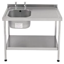 Franke KWC DVS Single Sink Right Hand Drainer