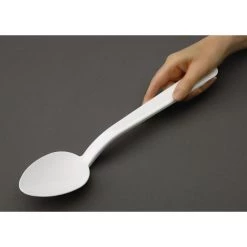 Matfer Bourgeat Exoglass Serving Spoon White 13" -Kitchenware and Knives Sales dr017 matferspoonwhite