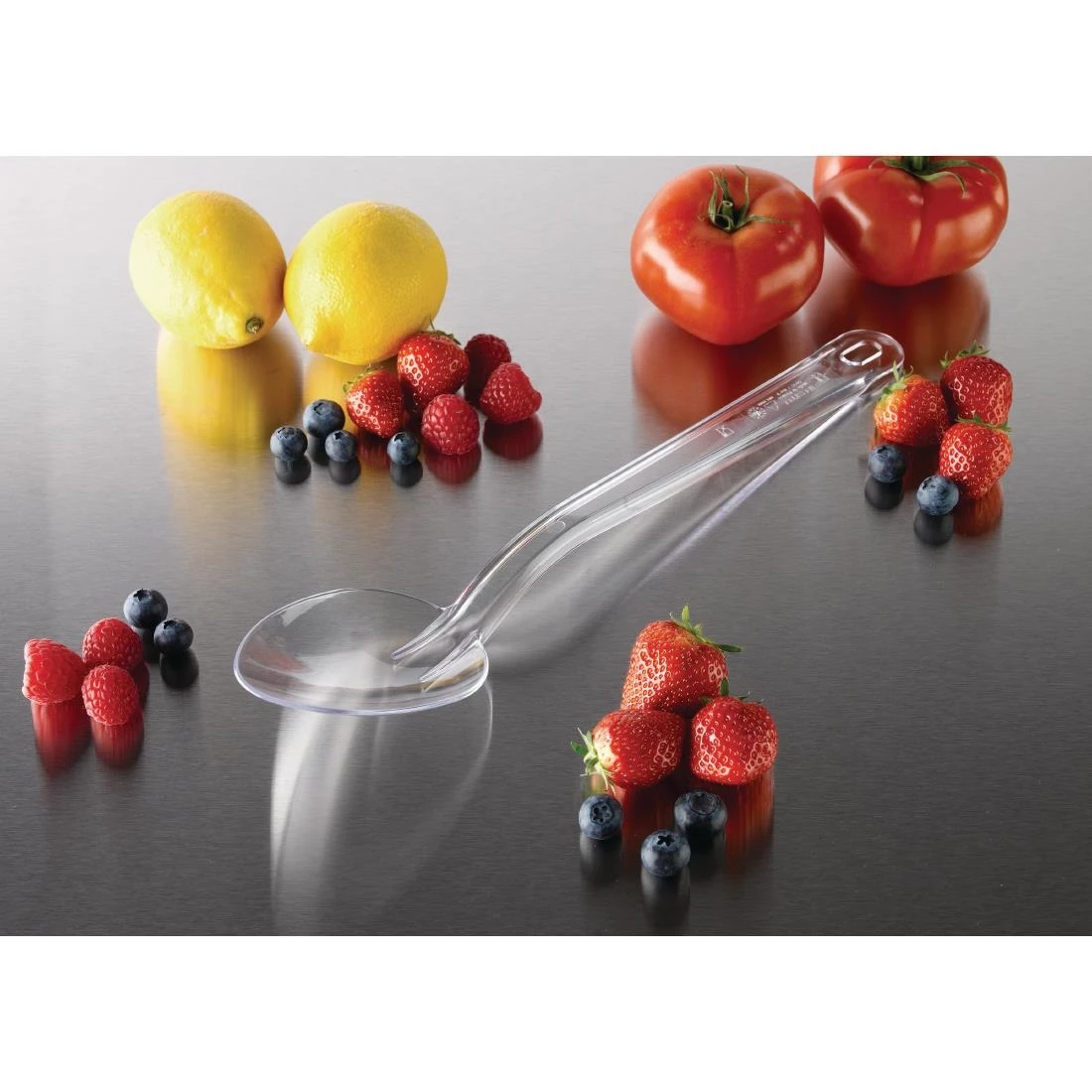 Matfer Bourgeat Exoglass Serving Spoon Clear 13" 6 Matfer Bourgeat Exoglass Serving Spoon Clear 13" - Image 4