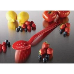 Matfer Bourgeat Exoglass Perforated Serving Spoon Red 13" -Kitchenware and Knives Sales dr199 matferperfservingspoonred 0001 1