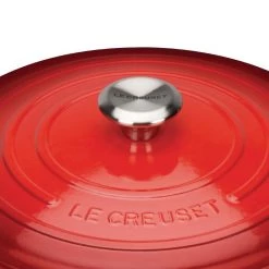 Le Creuset Cast Iron Round Casserole Dish Cerise -Kitchenware and Knives Sales dr453 1