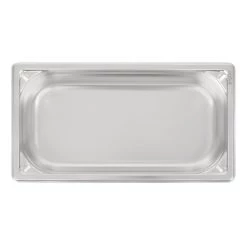 Vogue Heavy Duty Stainless Steel 1/3 Gastronorm Pan 65mm -Kitchenware and Knives Sales dw442 voguegn4