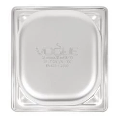 Vogue Heavy Duty Stainless Steel 1/6 Gastronorm Pan 100mm -Kitchenware and Knives Sales dw450 voguegn6