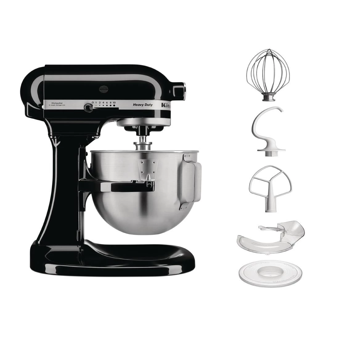 KitchenAid K5 Heavy-Duty Bowl-Lift Stand Mixer 4.8Ltr Black 5KPM5EOB 4 KitchenAid K5 Heavy-Duty Bowl-Lift Stand Mixer 4.8Ltr Black 5KPM5EOB - Image 2