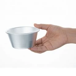 Vogue Single Portion Mini Pudding Basin -Kitchenware and Knives Sales e046 voguealuminiumminipuddingbasin3