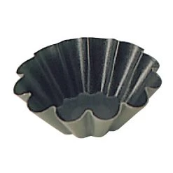 Matfer Bourgeat Non-Stick Mini Brioche Tin 75mm (Pack Of 12)