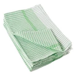 Vogue Wonderdry Tea Towels Green (Pack Of 10)