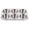 Vogue Stainless Steel Deep Muffin Tray 6 Cup -Kitchenware and Knives Sales e714 vogue muffin tray