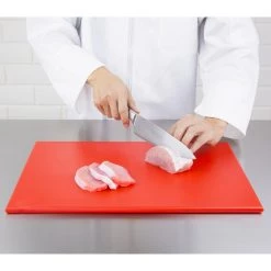 Hygiplas Anti Microbial High Density Red Chopping Board -Kitchenware and Knives Sales f155 chopboardred5