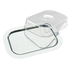 APS Stainless Steel Rectangular Tray With Cover -Kitchenware and Knives Sales f762 tray with cover