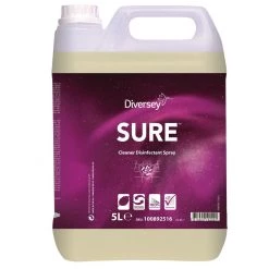 Diversey SURE Cleaner And Disinfectant Ready To Use 5Ltr