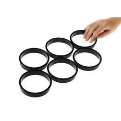 Matfer Bourgeat Exoglass Tart Ring 90mm -Kitchenware and Knives Sales fa986 matfertartringx6 0001 1