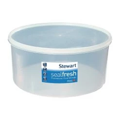 Stewart Sealfresh Round 12.8ltr Clear Container 34.5 X 16cm