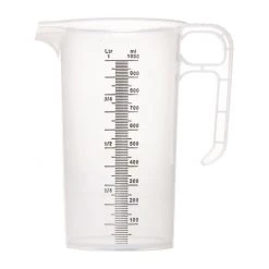 Pro-Measures Polypropylene Measuring Jug 1Ltr