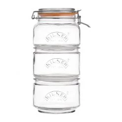 Kilner Stackable Jar Set 900ml And 2 X 880ml