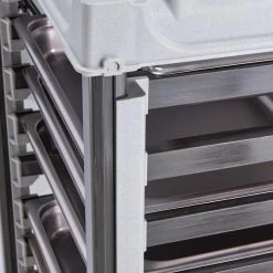 Cambro 1/1 Gastronorm Trolley 9 Pan Capacity Short -Kitchenware and Knives Sales fp466 detail2