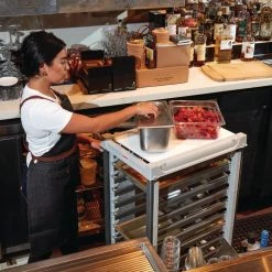 Cambro 1/1 Gastronorm Trolley 9 Pan Capacity Short -Kitchenware and Knives Sales fp466 ls1