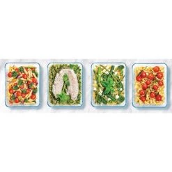 Pyrex Batch Cooking Cook & Freeze Food Storage Glass Containers Set Of 4 1.5 Ltr -Kitchenware and Knives Sales fs360 ls