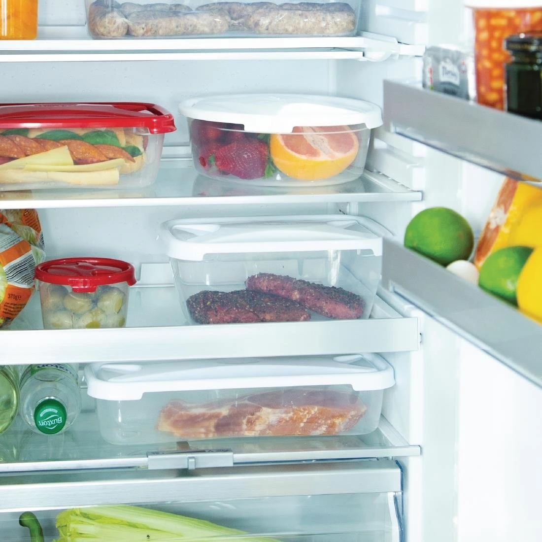 Wham Cuisine Polypropylene Rectangular Food Storage Box Container 2.7ltr 4 Wham Cuisine Polypropylene Rectangular Food Storage Box Container 2.7ltr - Image 2