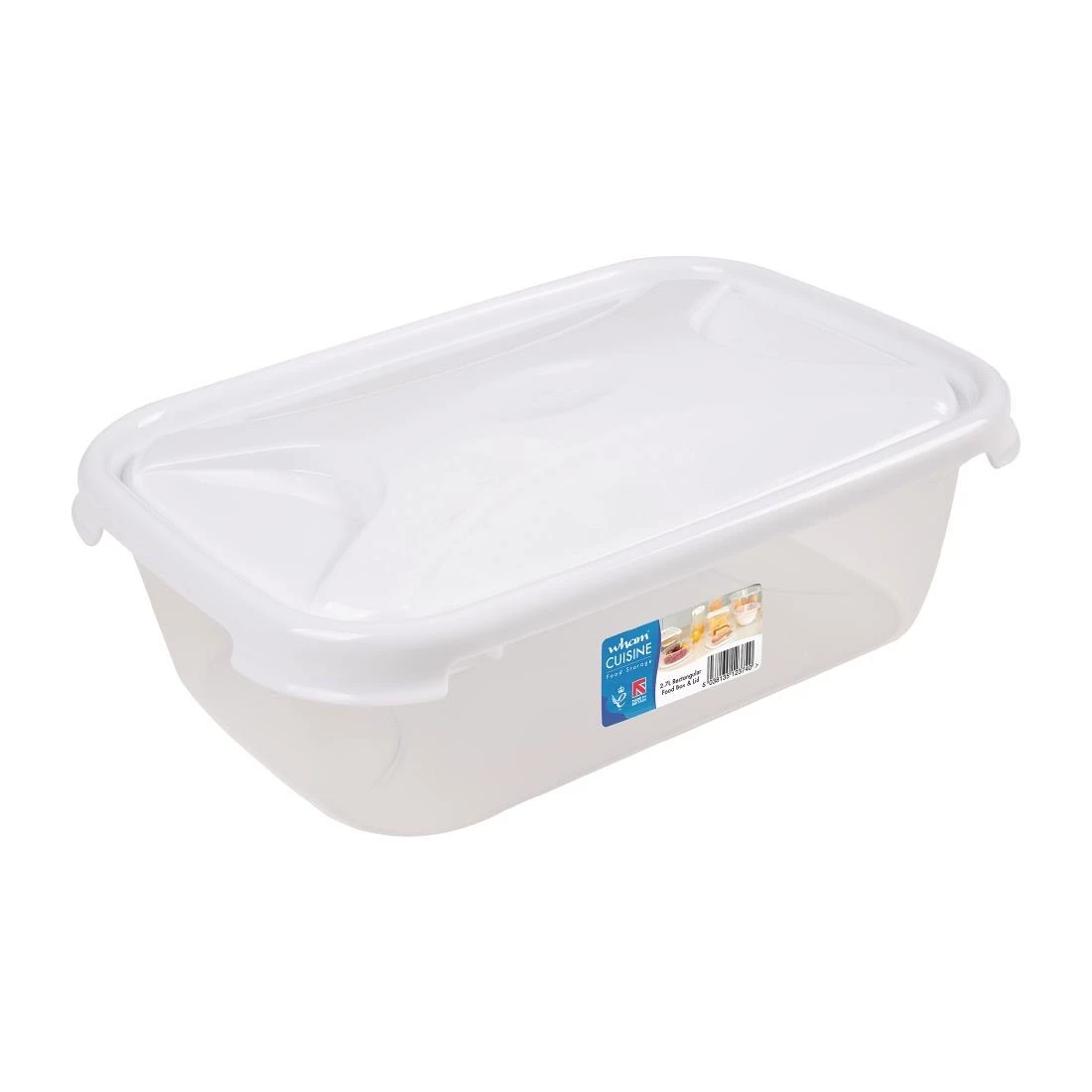 Wham Cuisine Polypropylene Rectangular Food Storage Box Container 2.7ltr 3 Wham Cuisine Polypropylene Rectangular Food Storage Box Container 2.7ltr